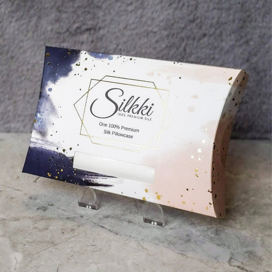 Silk Pillowcase with Envelope Closure - Queen - Lightest Ivory-0