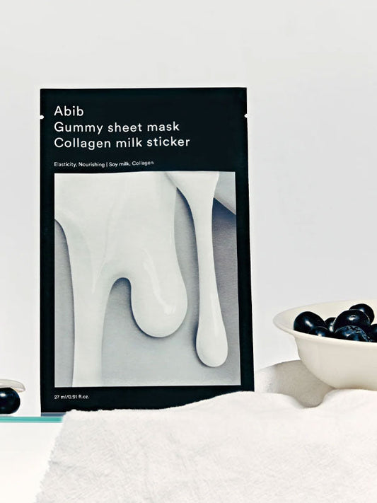 Abib Gummy Sheet Mask #Milk Sticker 27ml-0